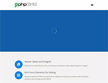Tablet Screenshot of phpgrid.com